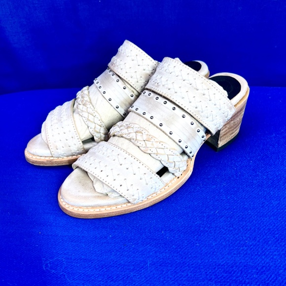 🚫SOLD! •NWOT |•FREEBIRD🦅BY STEVEN•| Albuquerque Sandals Beige Cream Tan Size - Picture 4 of 16